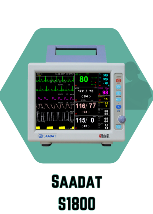 مانیتور علائم حیاتی سعادت S1800